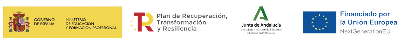 Logos de entidades gubernamentales y europeas